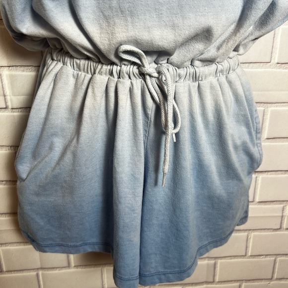 EXIST Women's Loose Fitting High Waisted Sleeveless jumpsuit shorts/ L - Picture 4 of 9